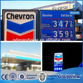 Waterproof outdoor customized pylon sign for gas station